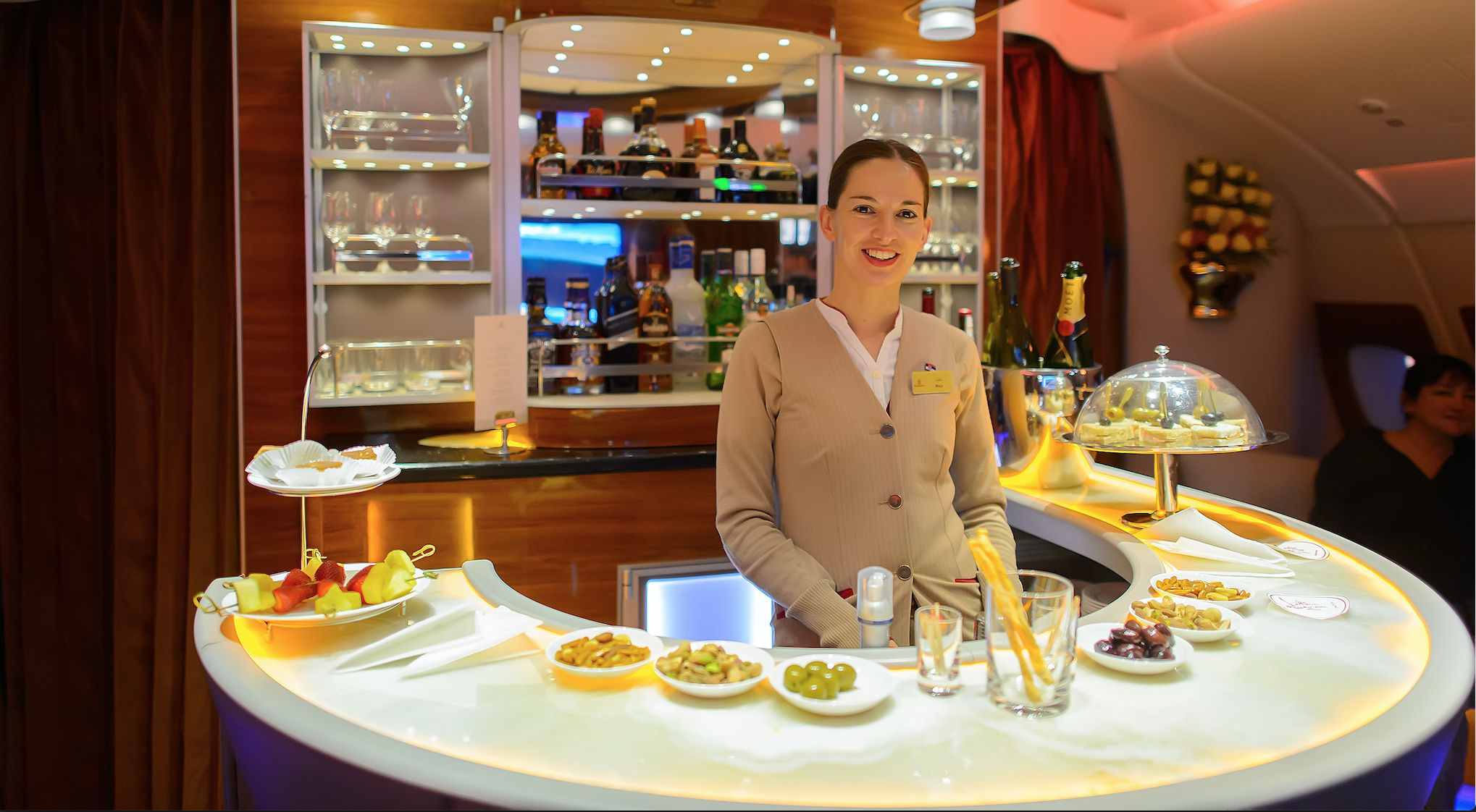 Emirates In Flight Bar
