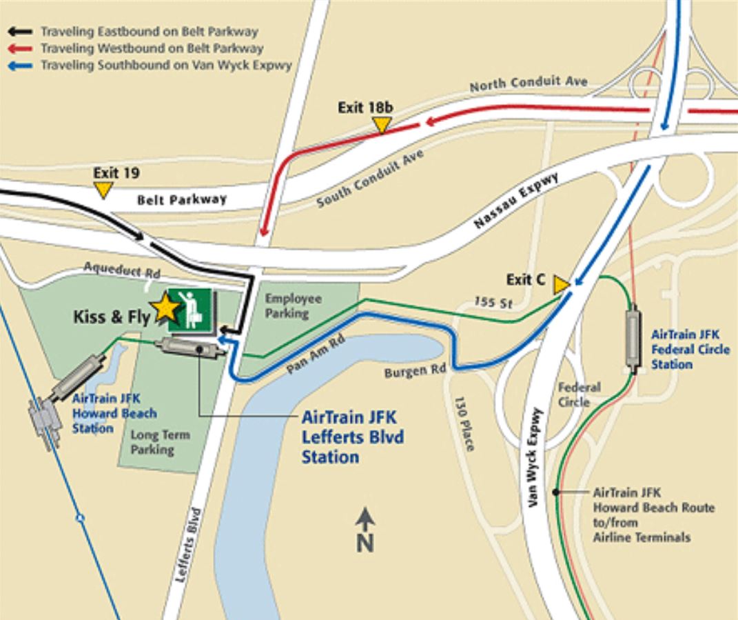 John F. Kennedy International Airport Kiss and Fly Parking