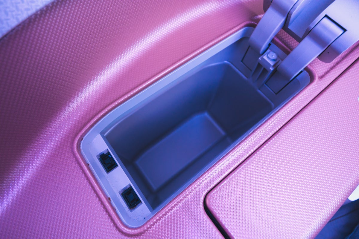 Singapore Airlines Airbus A350 Business Class - Console Storage