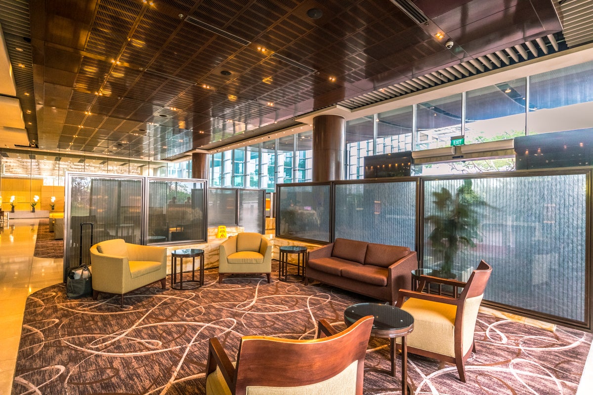 Singapore Airlines First Class Reception