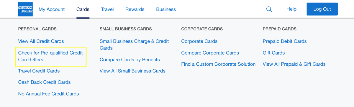 Amex Pre-Qualified Offers