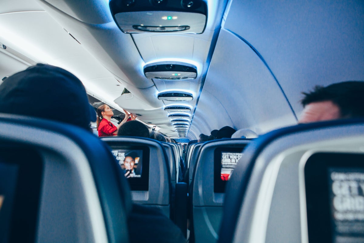 Row of Seats on An Airplane